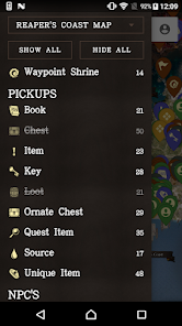 Kartenübersicht mit Markierungen in Fort Joy