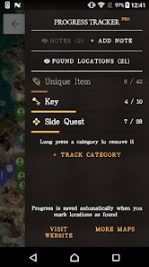 Filter für Kategorien wie Händler, Truhen und NPCs